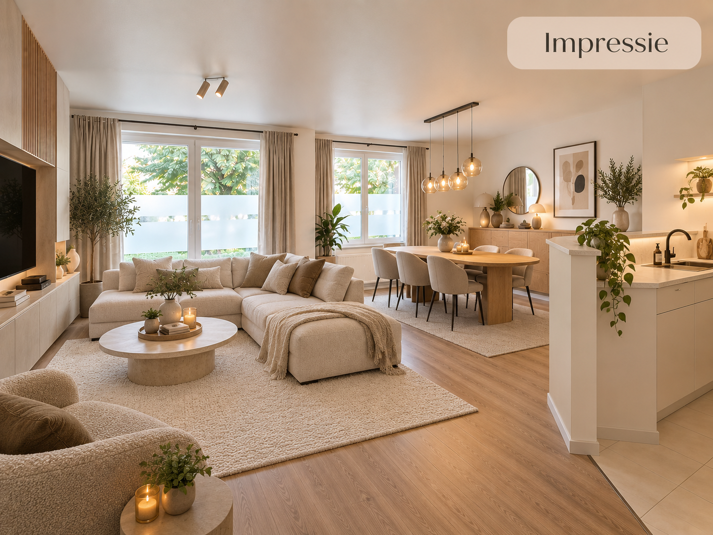 Gelijkvloers appartement met 2 slaapkamers en 23m² terras + staanplaats - foto 3