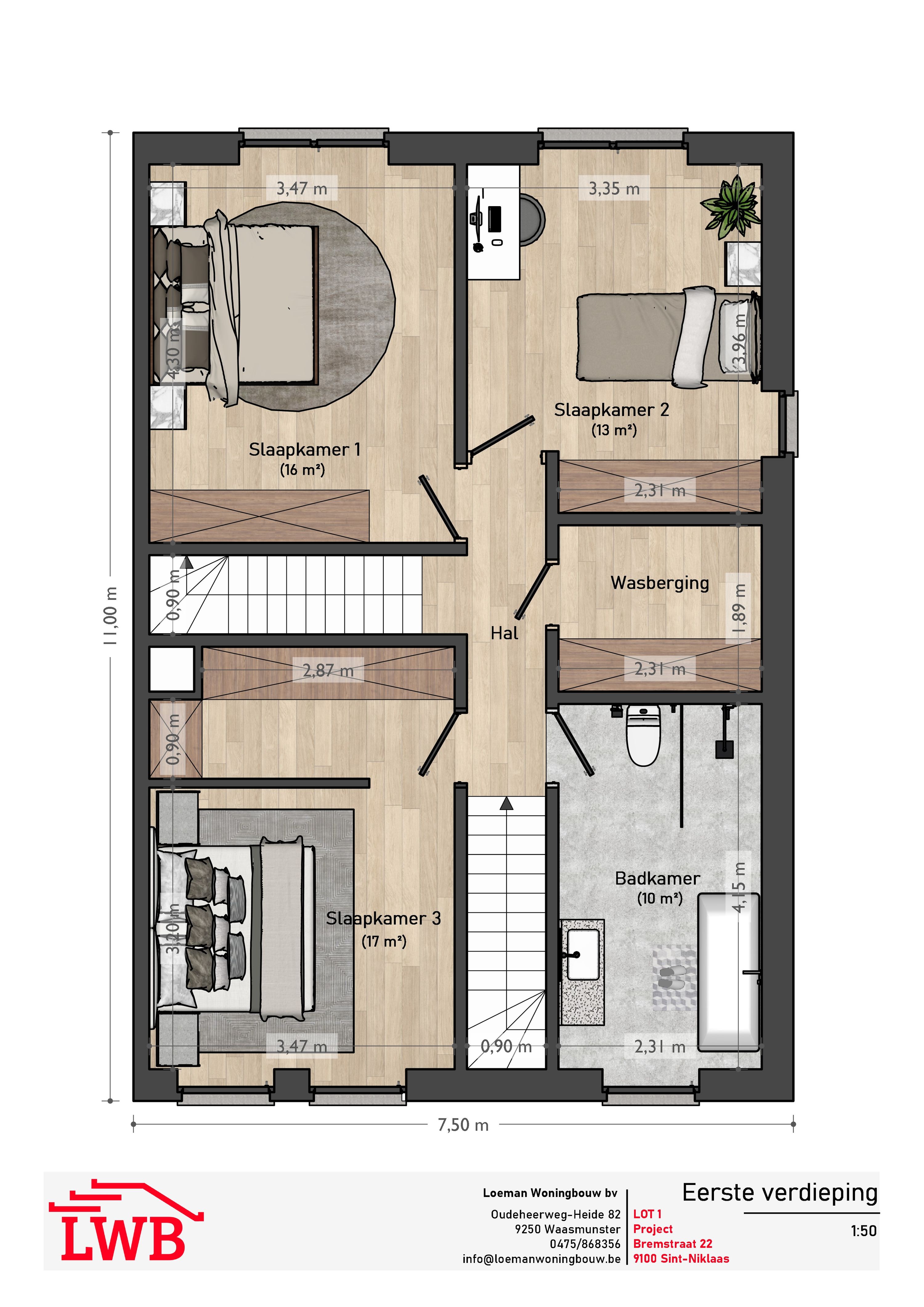 Moderne nieuwbouwwoning in Sint-Niklaas - foto 4