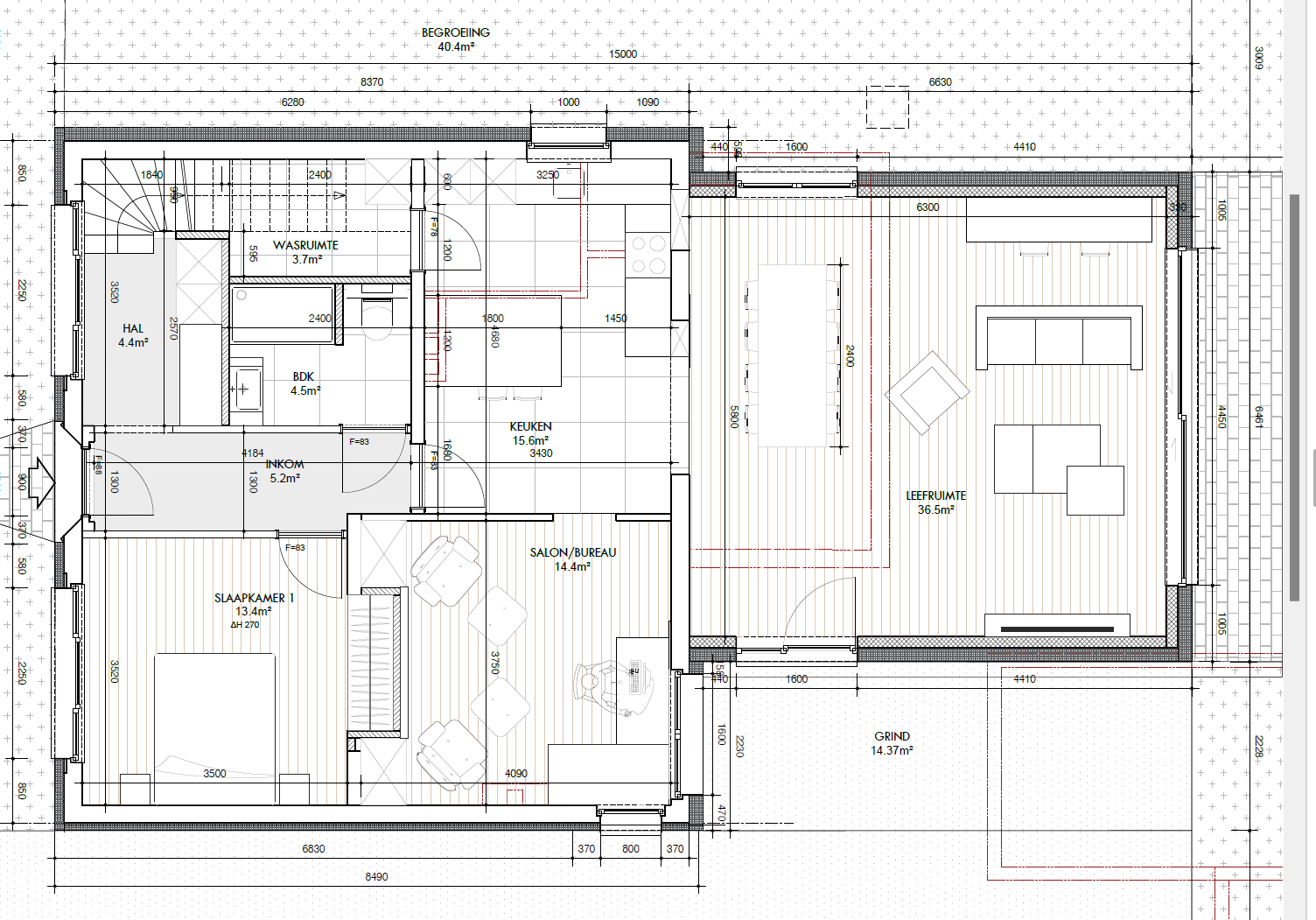 5 slaapkamers en 185 m² bewoonbare oppervlakte in Elewijt - foto 24