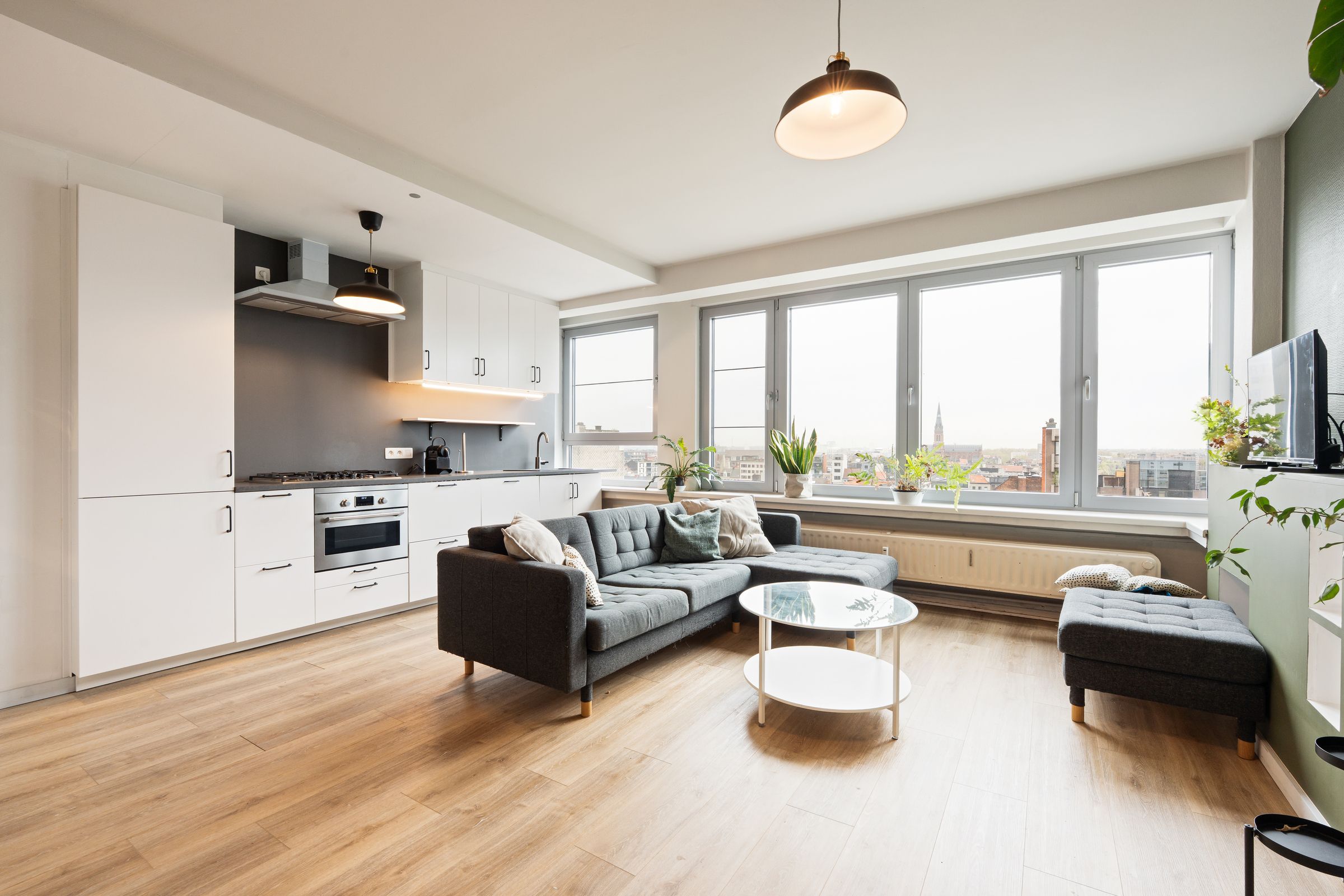 Penthouse met uitzicht op Antwerpse skyline - foto 2