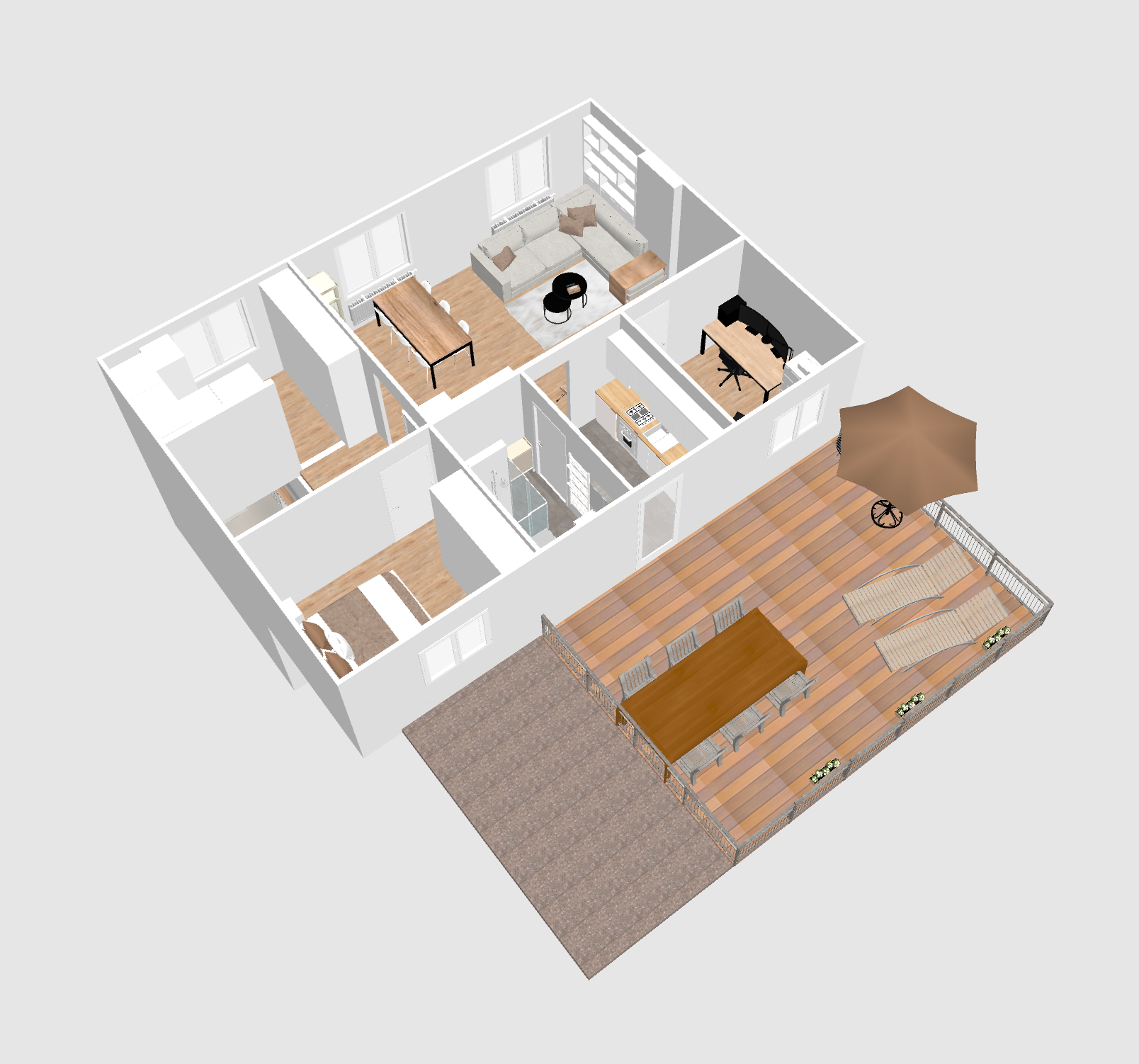 Instapklaar 2/3 slk appartement met eigen inkom en ruim terras in Kontich - foto 10
