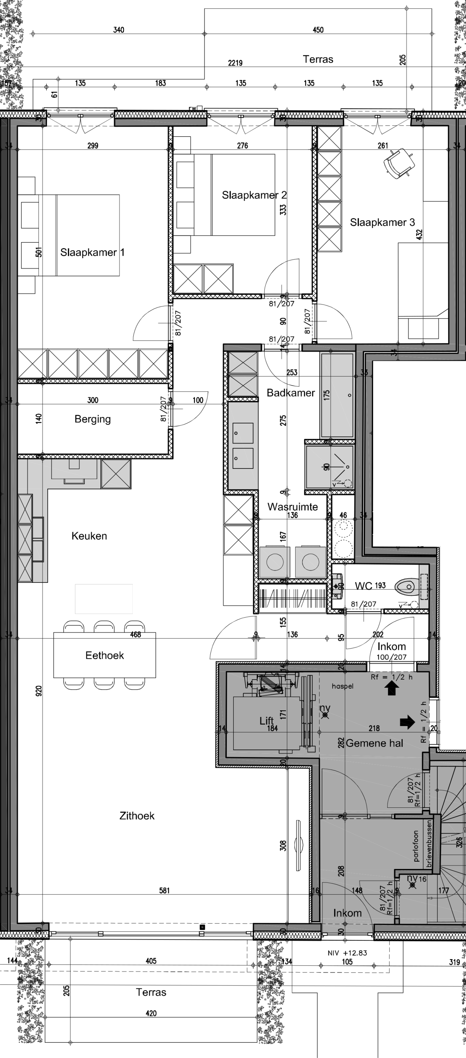 Ruim 3-slpk appartement met tuin en garagebox vlak bij Gent - foto 10