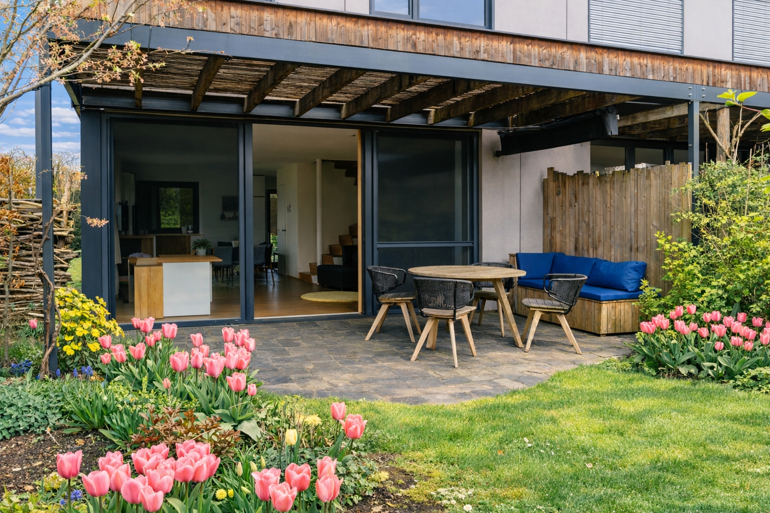 Unieke BEN-woning met privé-tuin  in cohousingproject in het groen, nabij Gent. - foto 3