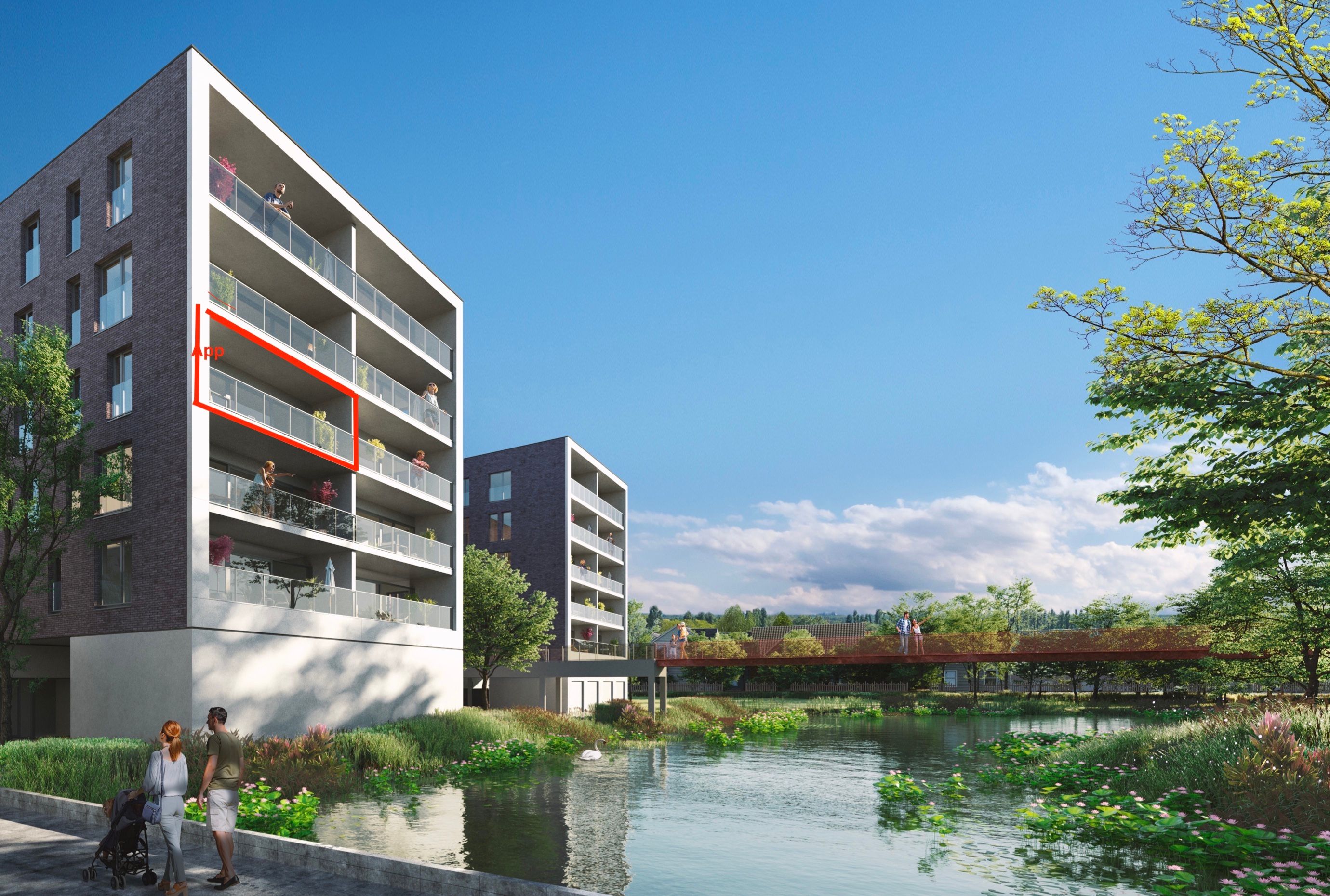 Luxe 2-slpk app. + autostaanplaats, EPC A - foto 9