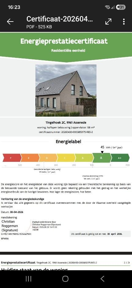 Ruime half open gezinswoning Energielabel A  - foto 9