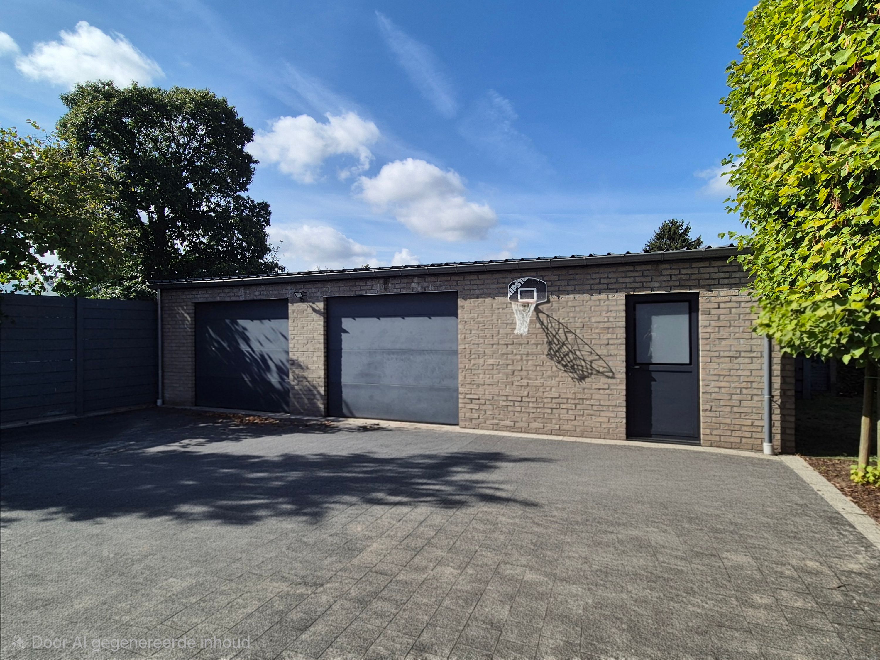 Volledig omheinde woning met grote garage. - foto 2